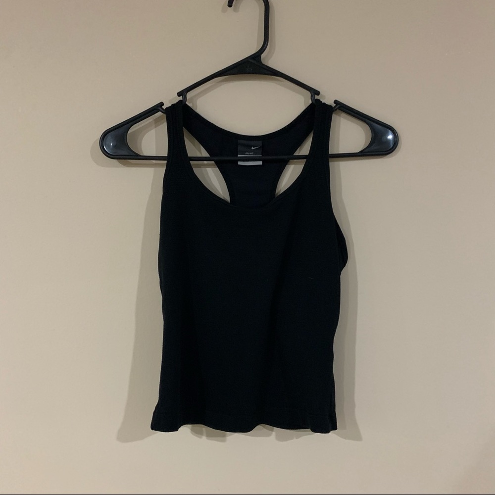 Nike Dri-Fit Black Racerback Workout Top
